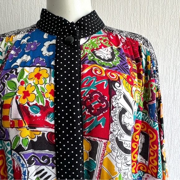 Vintage Suttles & Seawinds Bold Print Duster - Picture 7 of 11